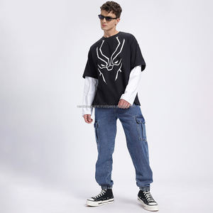 Nardon Apparel Camisetas de algodón 100% de alta calidad Precio de fábrica Fabricante Logotipo personalizado Impresión Camiseta Lisa Unisex Hombres Camiseta - Product Image 4