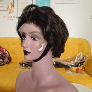 ร้อนความงามผมขายส่ง100% มนุษย์ผมเวียดนามสั้นหยักศกบ๊อบวิกผมสำหรับผู้หญิงสีดำ - Product Image 3