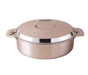 Nueva cazuela moderna de acero inoxidable, olla caliente de Metal, calentador de alimentos elegante, olla caliente para buffet para casas, fiestas, hoteles, uso de villas - Product Image 3