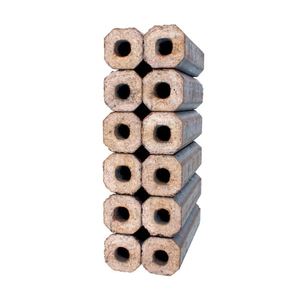 Briquettes de bois de qualité, avec un taux d'humidité de 10 % et 100 % de sciure de bois compressée, en paquets de 10 kilogrammes - Product Image 4