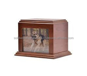 Urne en bois pour cendres d'animaux domestiques Urnes de crémation en bois pour cendres de chat et de chien Urnes en palissandre à bas prix - Product Image 3