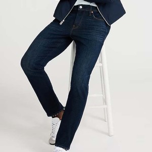 Custom Plain Raw Selvage Denim Jeans Baggy Fit Vintage Heavyweight Straight Leg Black <b>White</b> Cotton Denim <b>Pants</b> for <b>Men</b> - Product Image 4