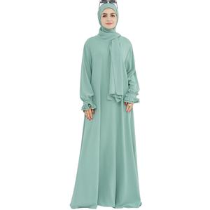 Abayas pour femmes à séchage rapide et respirantes, manches longues, qualité supérieure, vente en gros, abayas musulmanes pour femmes en couleur unie, services OEM - Product Image 1