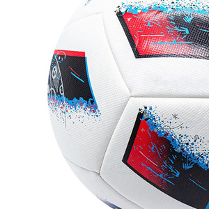 Balón de fútbol de alta retención de aire, cosido a máquina, de alta calidad, con logo personalizado, nuevo diseño, para exteriores, duradero, ligero y ecológico. - Product Image 5