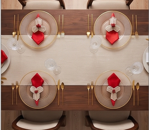 Anillo para servilletas de tela clásico de lujo con forma de hoja y acento de bayas, decoración de mesa, soporte duradero para servilletas para cenas festivas - Product Image 6