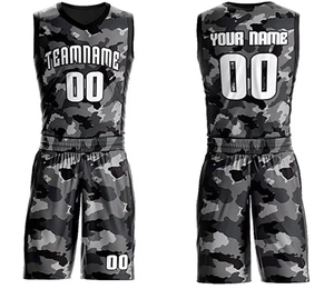 Uniforme de baloncesto deportivo unisex personalizado, pantalones cortos de baloncesto de talla grande con jersey transpirable y uniforme estampado. - Product Image 6