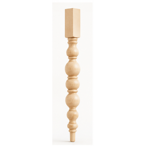 Pieds de table en bois massif, pieds de meubles en bois dur de qualité supérieure pour tables à manger modernes, îlots de cuisine et bureaux - Product Image 1