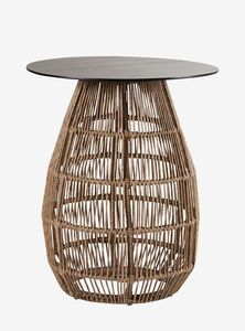 Contemporary Rope End <b>Table</b> For Living Room Furniture With Stylish Woven Design And Multipurpose Storage Function - Product Image 5