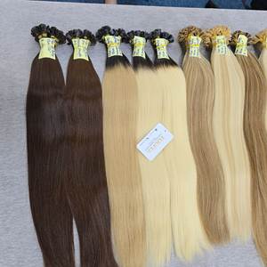 Extensions de cheveux naturels lisses Dream Hair, pointes plates, cheveux vierges vietnamiens, extensions à la kératine - Product Image 2