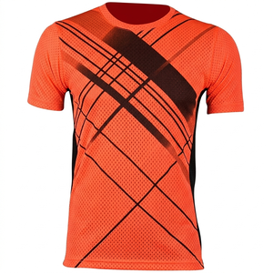 Camisetas Deportivas Transpirables con Estampado Digital, Sublimación Personalizada, 100% Poliéster, Manga Corta, Nombre del Equipo, Logotipo, Camiseta de Entrenamiento - Product Image 1