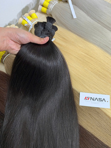 Extensiones de Cabello Virgen al Por Mayor, 100% Cabello Vietnamita, Calidad Premium, Color Marrón, Precio de Fábrica, Ondulado Natural, Micro-Link, 200 Gramos - Product Image 3