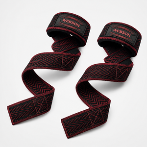 Webson Lifting <b>Straps</b> Nylon Weightlifting Gym Anti-Slip <b>Velcro</b> Closure Unisex best selling breathable wholesale rate custom - Product Image 1
