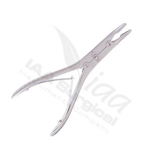 Rongeur à os manuel à double action 10x18mm en acier inoxydable, design droit et courbé, pour opération chirurgicale CE - Product Image 4