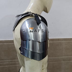 Conjunto de Armadura Medieval para Caballero con Hombreras de Acero Suave, Armadura Vikinga de Cruzado, Disfraz de Cosplay para Feria Renacentista - Product Image 4