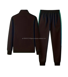 Survêtement d'hiver pour homme, design personnalisé, haute qualité, 100% coton, respirant, doublure polaire écologique, poches, vente en gros - Product Image 2