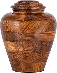 Urna de cremación de madera, urna para cenizas hecha a mano, madera natural pulida, tributo conmemorativo, recuerdo elegante, recuerdo funerario, tradicional - Product Image 3