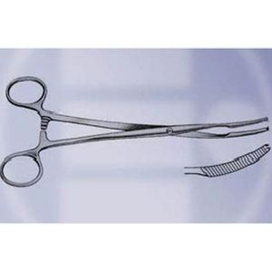 Pinzas Curvas Mikulicz de 18 cm, Herramienta Quirúrgica Profesional de Acero Inoxidable para Procedimientos Médicos - Product Image 2