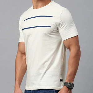 Camiseta Ligera de Verano para Hombre, Cuello Redondo, Color Sólido, Informal, de Secado Rápido, Cómoda, Corte Regular, Manga Corta, Ecológica - Product Image 2