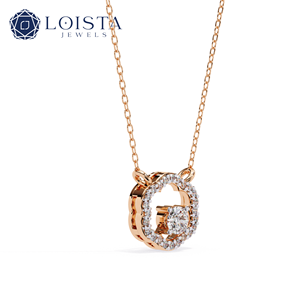 Bezel Moissanite Baguette <b>D</b> Color Diamond Pendant <b>Necklace</b> Women Wedding Jewelry 925 Sterling Silver Gold Plated - Product Image 4