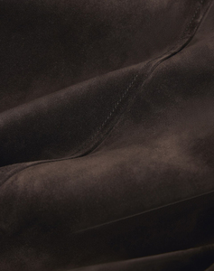 Blouson universitaire unisexe en cuir véritable marron foncé, col rabattable, fermeture éclair, design patchwork, vêtement d'extérieur décontracté pour l'automne - Product Image 5