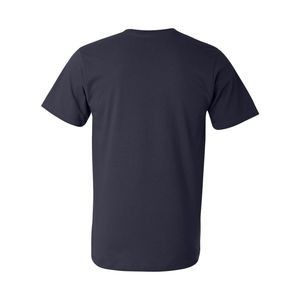 T-shirts décontractés à col rond pour hommes, 100% coton, fitness, haute qualité, couleur unie, tricotés, respirants, séchage rapide, écologiques - Product Image 5
