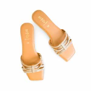 รองเท้าแตะส้นเตี้ย CL1963ผู้หญิงแบบสวมใส่สบาย - Product Image 1