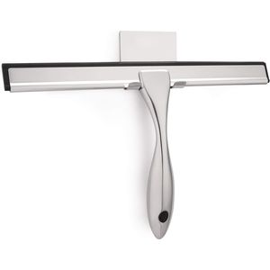 Tergivetro multiuso in acciaio inossidabile da 12 pollici per porte doccia, finestre del bagno e vetri auto - Product Image 1