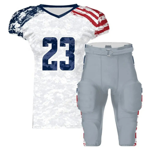 Uniforme de Fútbol Americano 2026, Nuevo Modelo, Venta al Por Mayor, Personalizado para Hombre, Uniforme de Fútbol Americano para Equipo - Product Image 1