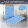Tapis de bain ultra doux antidérapants et absorbants en microfibre pelucheuse, fabriqués sur mesure, ensemble de 3 tapis de salle de bain avec forme en U - Product Image 3