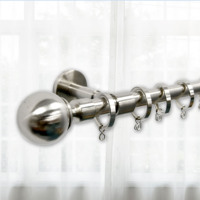 Ensemble de anneaux de rideau en fer modernes, décoratifs, pour tringle à rideaux, avec clips et œillets, accessoires, vente en gros, directement de l'usine