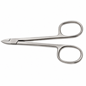 Tijeras Profesionales de Acero Inoxidable para Uñas de Bebés y Adultos, Hoja Recta, Punta Puntiaguda, Abertura de Mandíbula Ancha, Estilo Simple para Uñas de los Dedos - Product Image 6