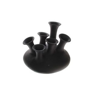 Handmade <b>Black</b> Iron Multi-Tube <b>Vase</b> Nordic Minimalist Metal <b>Flower</b> <b>Vase</b> Unique Decorative Geometric Iron <b>Vase</b> for Dried <b>Flowers</b> - Product Image 1