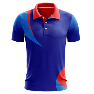 Custom Double-Stitched Cricket Uniform High Quality Quick-Drying Breathable Anti-Bacterial Lightweight Sports <b>T</b>-Shirt - Product Image 4