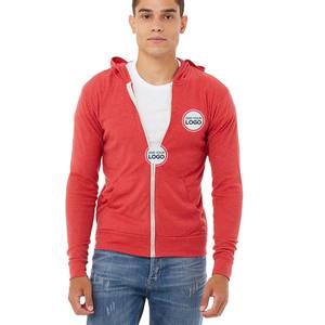 Sudaderas Ligeras con Cierre y Capucha de Tela Tri-Blend - Product Image 2