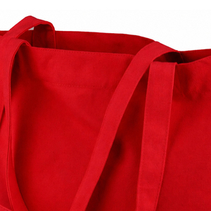 Sac en coton à longue poignée, prix bas, taille et couleur personnalisées, grand format pour les courses, avec poignée de transport pour les courses. - Product Image 5