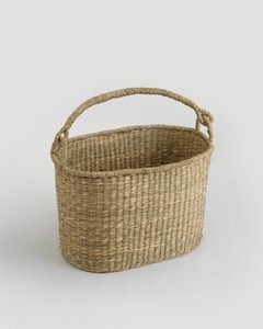 Oval Seagrass Basket Handmade Storage Basket Wholesale eco-friendly Made in Viet Nam - Product Image 1