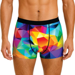 Custom Mens Sublimated <b>Boxers</b> Breathable Stretch Underwear Full Print <b>Boxer</b> Briefs OEM Private Label Sportswear Wholesale Export - Product Image 1