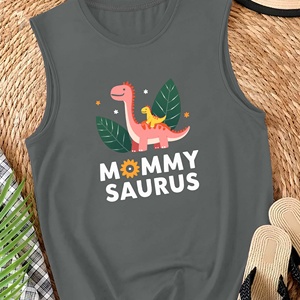 MOMMY SAURUS avec des dinosaures Gilet décontracté pour femme - Product Image 3