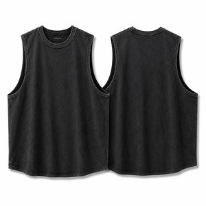 Custom Woven Label Drop Shoulder Design Scoop Neck Tank <b>Top</b> Breathable <b>Mesh</b> Fabric For Basketball Fitness OEM Custom Style - Product Image 1