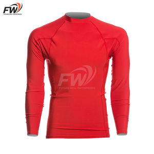 Camiseta de compresión MMA con protección UV UPF 50, logotipo personalizado, manga corta, impresión por sublimación para hombre - Product Image 5