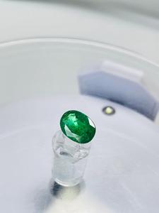 Émeraude naturelle zambienne ovale 1,64 ct, couleur verte premium, lustre excellent, qualité supérieure, pierre précieuse naturelle pour collectionneur - Product Image 6