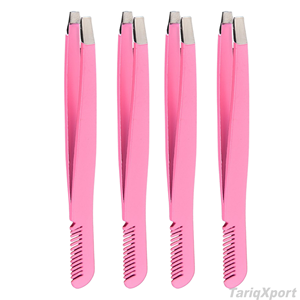 Pinzas con peine para maquillaje, herramienta de aseo, moldeador de cejas, depilador, recortador, peine para el cabello, herramientas de precisión para el rostro, pinza para pestañas - Product Image 5