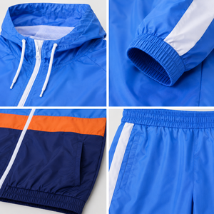 Chaqueta Deportiva Impermeable con Capucha, Ligera y de Alta Calidad, 100% Poliéster, Chaqueta Deportiva Cortavientos para Correr - Product Image 6