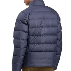 Top Selling Oversized Latest Design <b>Cheap</b> Price Men Canvas <b>Puffer</b> <b>Jacket</b> Custom Made Breathable Lightweight Waterproof Windproof - Product Image 4