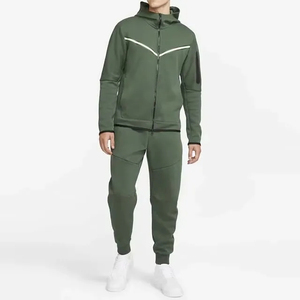 Conjunto Deportivo de Invierno 2025, Informal, Bordado, Tejido, 100% Algodón, para Hombre, Venta al Por Mayor, para Entrenamiento Deportivo y Jogging - Product Image 1