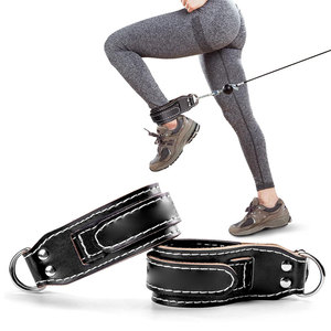 Hot Selling Comfortable Lightweight Breathable Leather <b>Ankle</b> <b>Support</b> Straps for Gym Workout Weightlifting Professional - Product Image 1