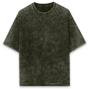 Fabrication de t-shirts décontractés pour hommes de qualité supérieure à 100 %, t-shirts délavés à l'acide pour hommes, best-sellers, légers - Product Image 6
