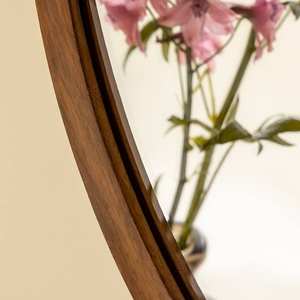 Espejo Vandana Optima Terra con Estantes de Madera de Mango Oscuro - Product Image 5