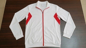 Veste unisexe à fermeture éclair, blanche et verte, à blocs de couleur, manches longues, respirante, coupe classique, pour adultes, toutes saisons, vêtements de sport - Product Image 4