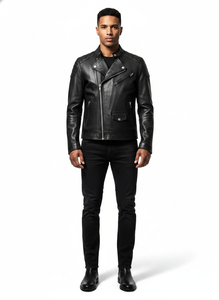 Custom Design Breathable Men <b>Winter</b> <b>Jacket</b> Premium Quality Top Selling Men <b>Leather</b> <b>Jacket</b> For Online Sale - Product Image 6